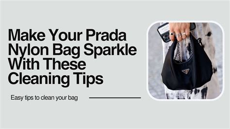 how to clean Prada bag